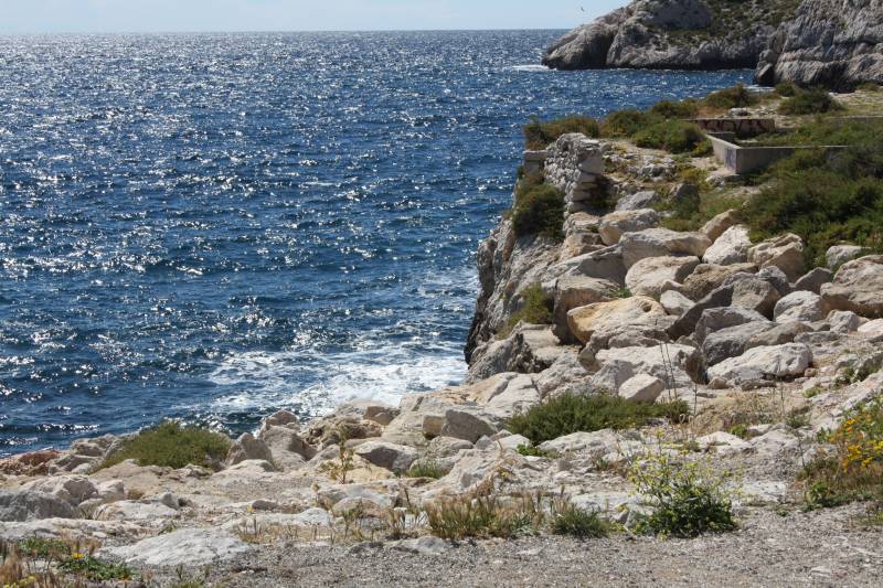 Baignade dans les criques turquoise du Frioul en bateau à Marseille